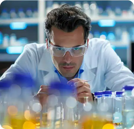 Ingeniería Química 3 Estudiante de Ingeniería Química en laboratorio de investigación y desarrollo industrial en la Universidad de América