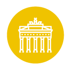 Ícono del idioma alemán en el Centro de Idiomas CLUA de la Universidad de América