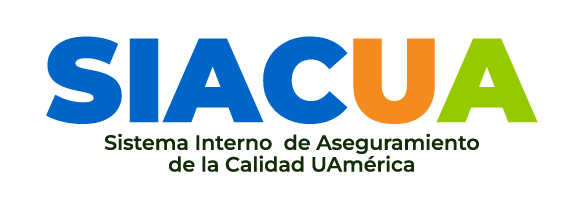 SIAC 1 Logo del SIACUA, Sistema Interno de Aseguramiento de la Calidad de la Universidad de América.